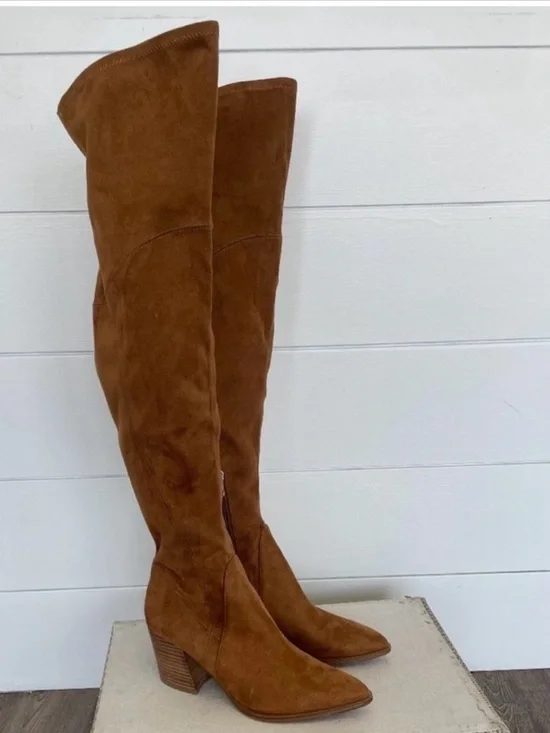 Marc Fisher suede over the knee boot - Picture 2 of 10